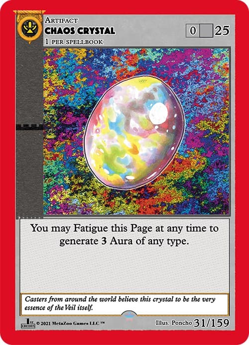 Chaos Crystal — Cryptid Nation: First Edition card