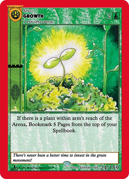 Growth — Cryptid Nation: First Edition card