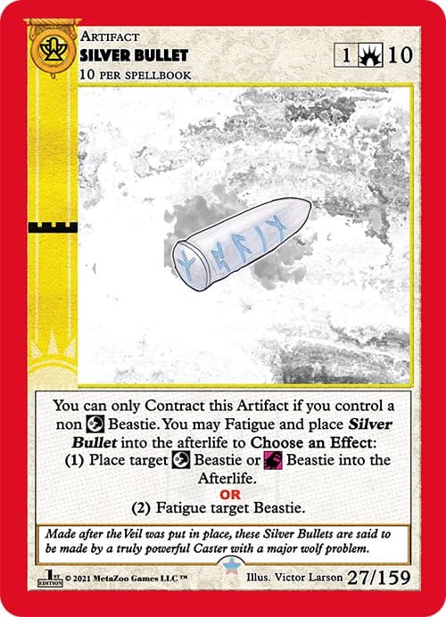 Silver Bullet — Cryptid Nation: First Edition card