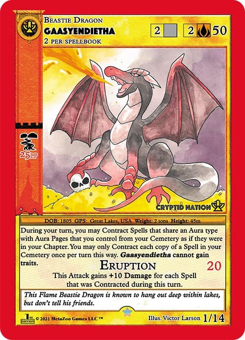 Gaasyendietha — Cryptid Nation: First Edition Release Event Deck card