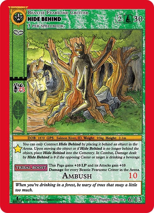 Hide Behind — Cryptid Nation: First Edition Release Event Deck card