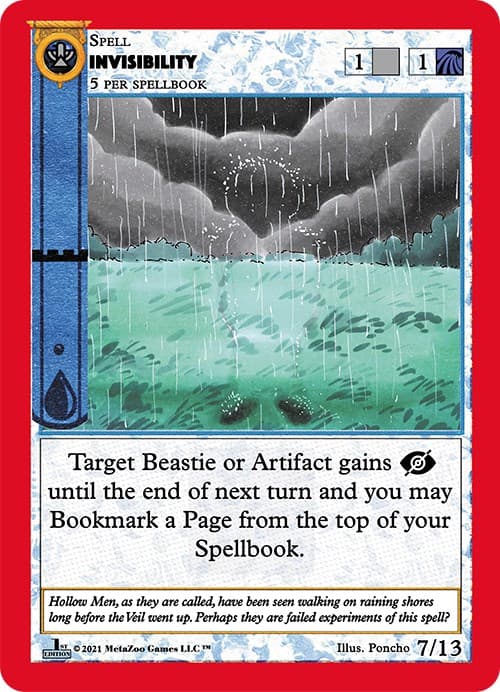 Invisibility — Cryptid Nation: First Edition Release Event Deck card