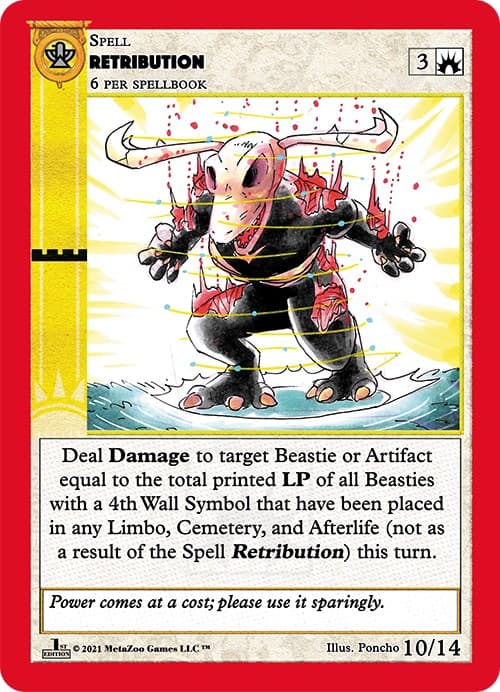 Retribution — Cryptid Nation: First Edition Release Event Deck card