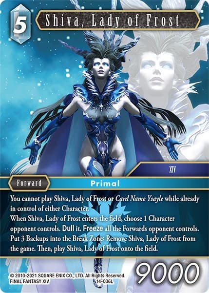 Shiva, Lady of Frost — Opus XIV: Crystal Abyss card