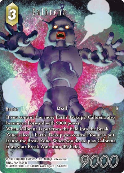 Calbrena (Full Art) — Opus XIV: Crystal Abyss card