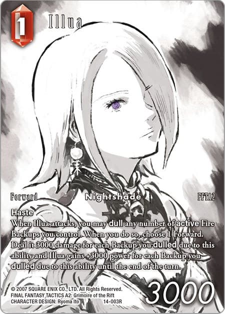 Illua (Full Art) — Opus XIV: Crystal Abyss card
