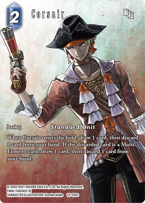 Corsair (Full Art) — Opus XIV: Crystal Abyss card