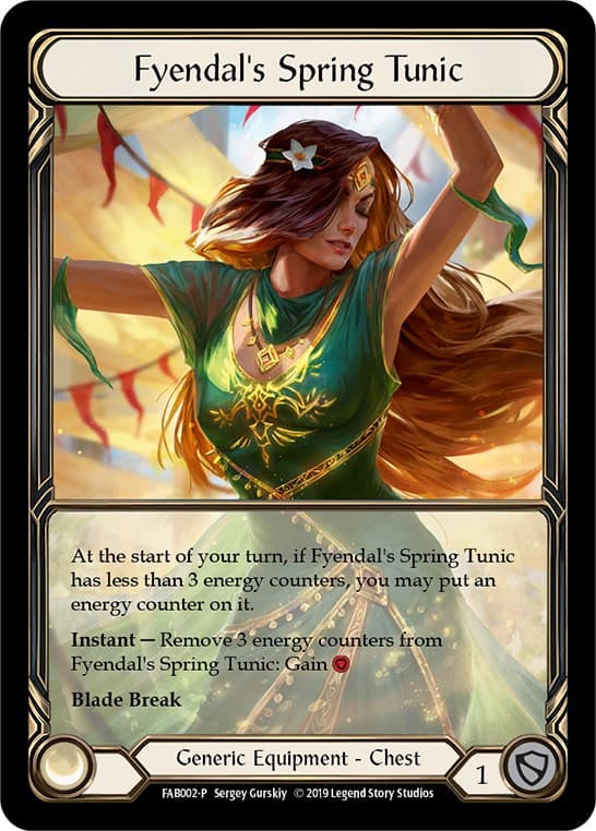 Fyendal's Spring Tunic (Rainbow) - FAB002 — Flesh and Blood: Promo Cards card