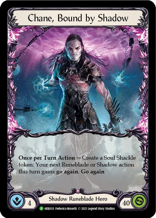 Chane, Bound by Shadow - HER033 — Flesh and Blood: Promo Cards card