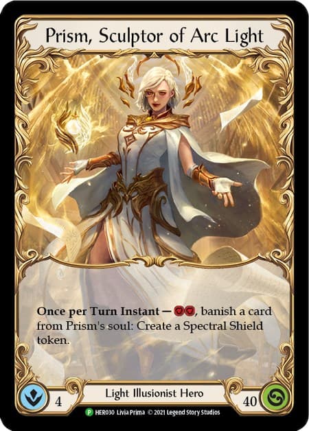 Prism, Sculptor of Arc Light - HER030 — Flesh and Blood: Promo Cards card