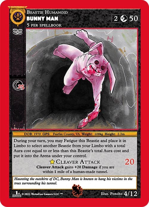 Bunny Man — Cryptid Nation: First Edition Tribal Theme Decks card