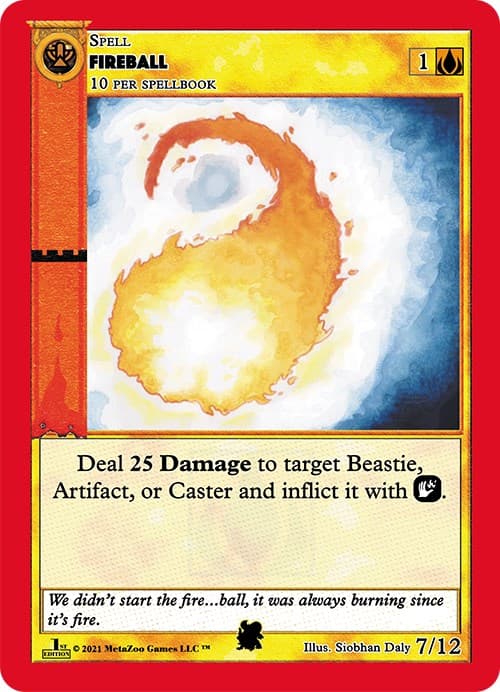 Fireball — Cryptid Nation: First Edition Tribal Theme Decks card