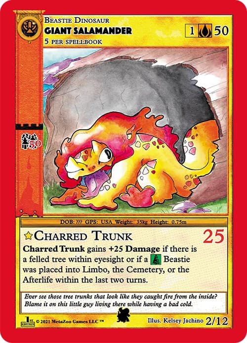 Giant Salamander — Cryptid Nation: First Edition Tribal Theme Decks card