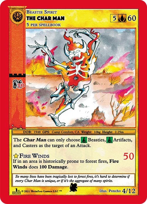 The Char Man — Cryptid Nation: First Edition Tribal Theme Decks card