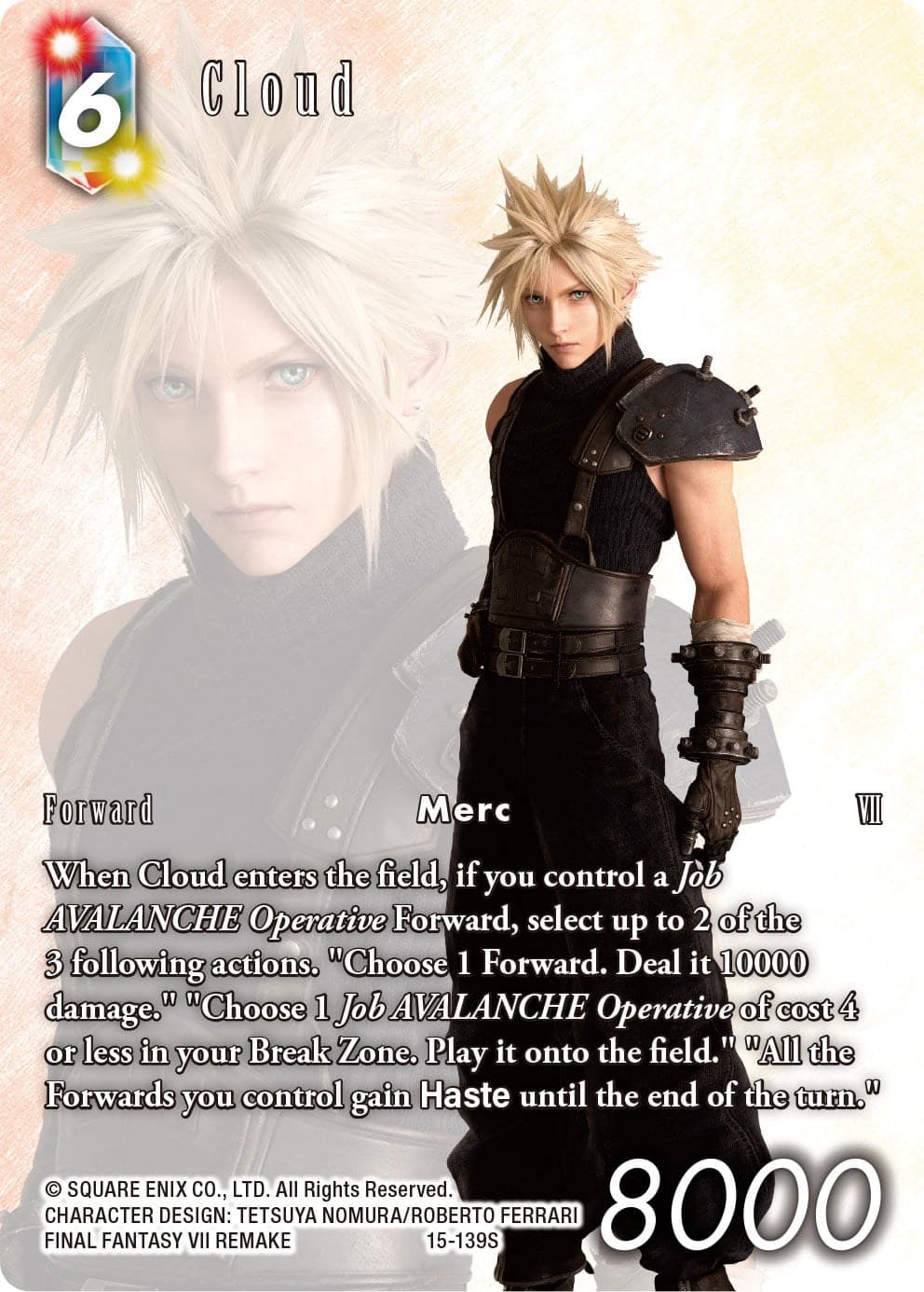 Cloud (Full Art) — Crystal Dominion card