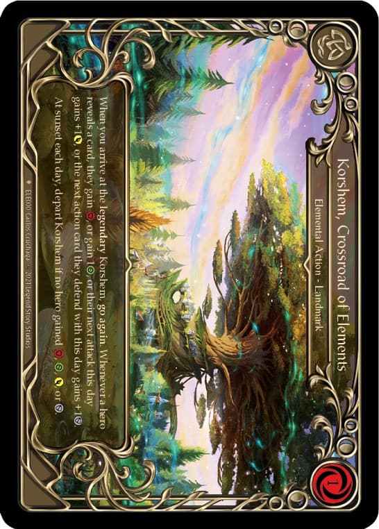 Korshem, Crossroad of Elements — Tales of Aria card