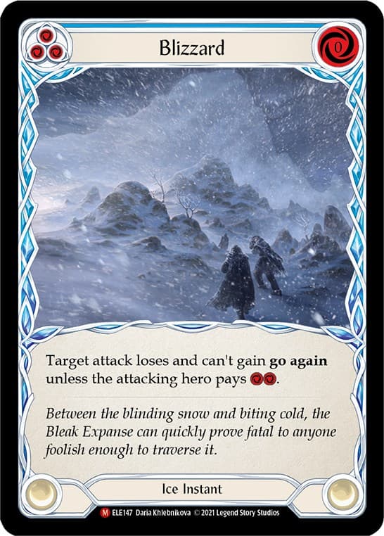 Blizzard — Tales of Aria card