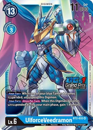 UlforceVeedramon (DC-1 Grand Prix) — Release Special Booster 1.5 card