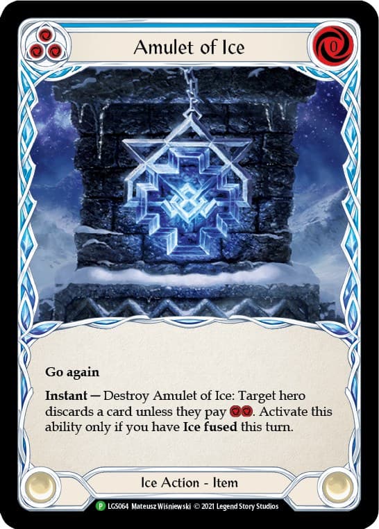 Amulet of Ice - LGS064 — Flesh and Blood: Promo Cards card