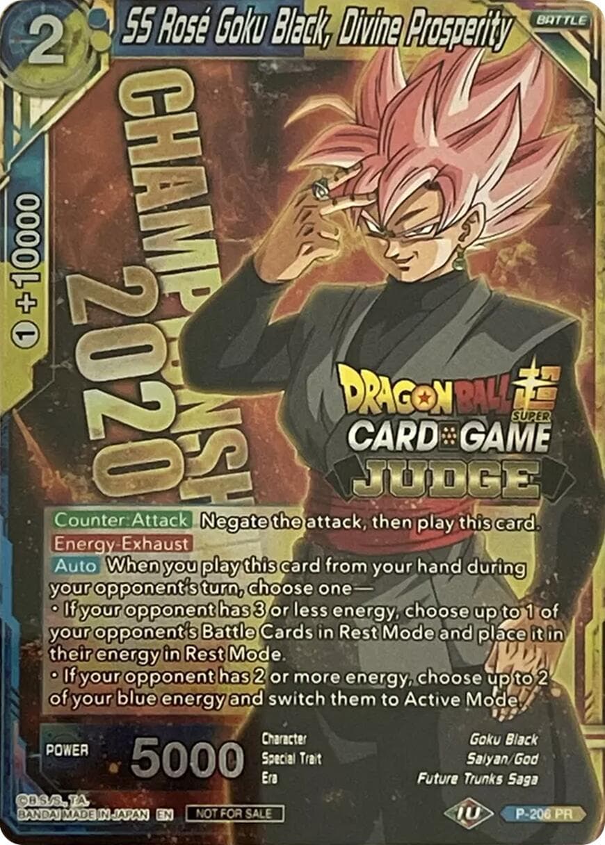 SS Rose Goku Black, Divine Prosperity — Judge Promotion Cards card