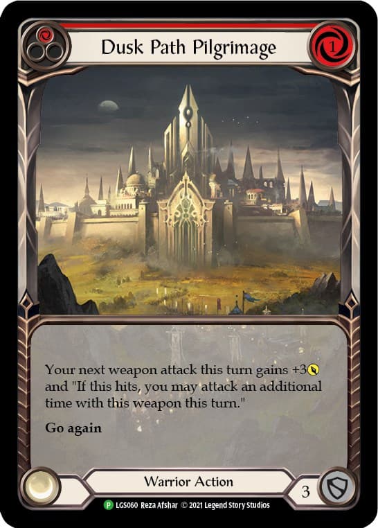 Dusk Path Pilgrimage (Red) - LGS060 — Flesh and Blood: Promo Cards card