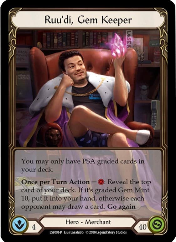 Ruu'di, Gem Keeper - LSS001 — Flesh and Blood: Promo Cards card