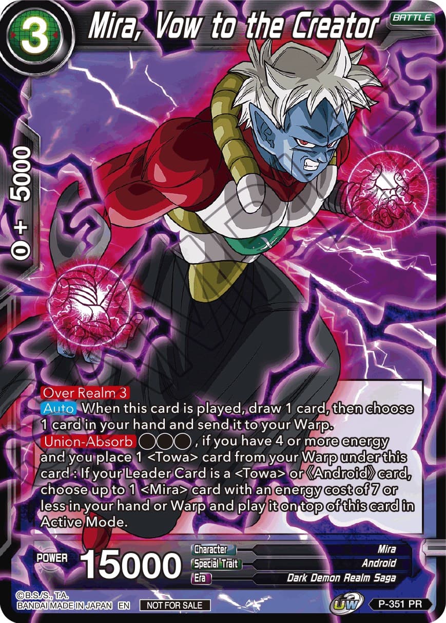 Mira, Vow to the Creator — Tournament Promotion Cards card