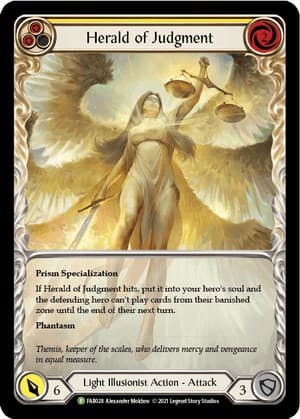 Herald of Judgment - FAB028 — Flesh and Blood: Promo Cards card