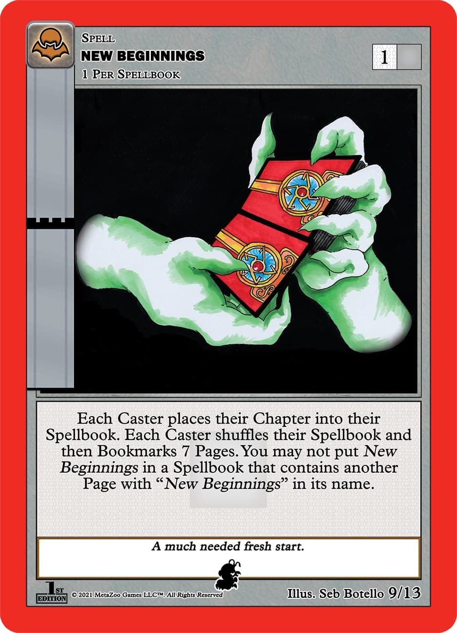 New Beginnings (Garson Invader) — Nightfall: First Edition Release Event Deck card