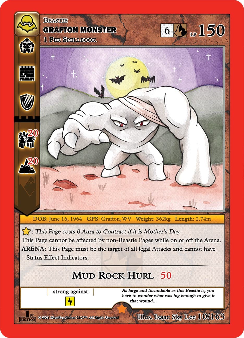 Grafton Monster — Nightfall: First Edition card