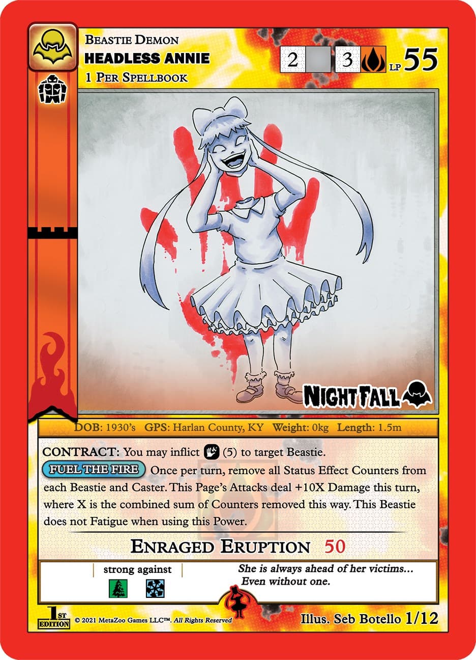 Headless Annie — Nightfall: First Edition Release Event Deck card