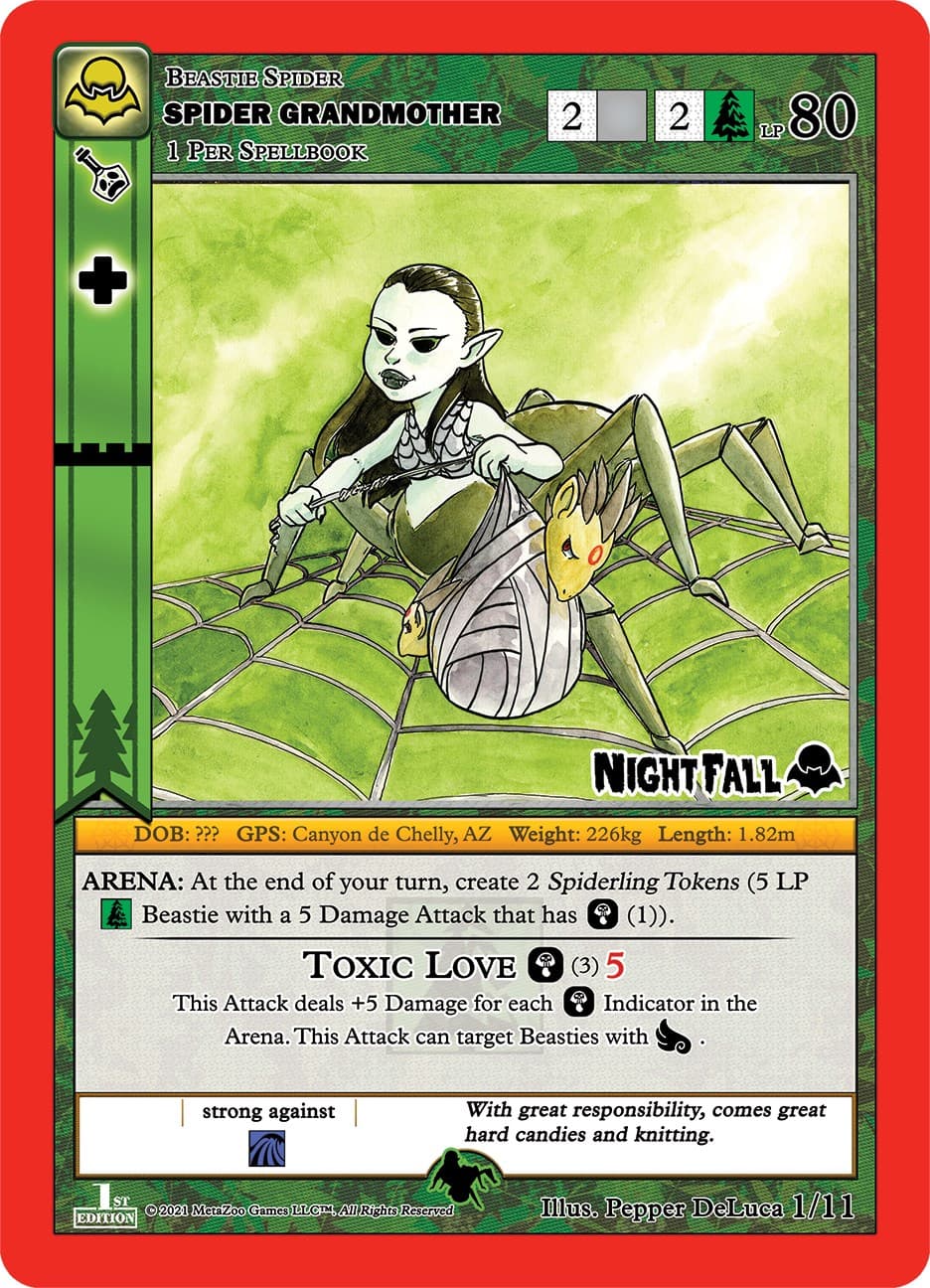 Spider Grandmother — Nightfall: First Edition Release Event Deck card