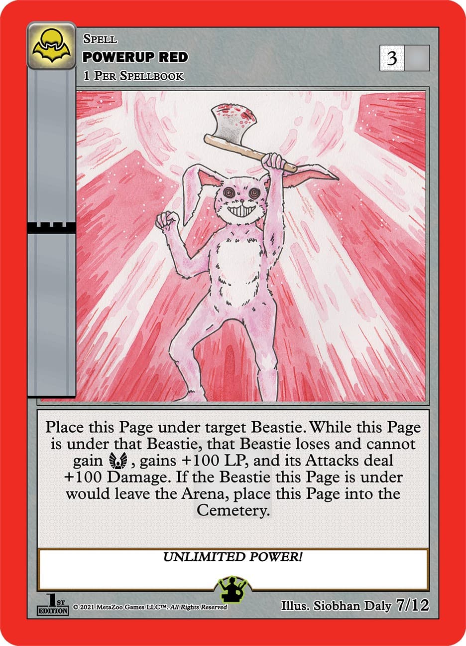 Powerup Red — Nightfall: First Edition Tribal Theme Decks card