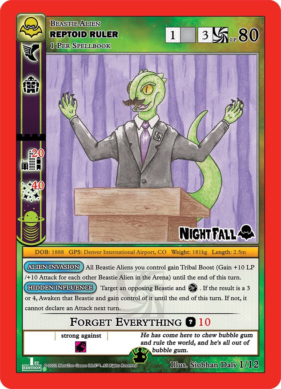 Reptoid Ruler — Nightfall: First Edition Tribal Theme Decks card
