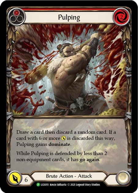 Pulping (Red) - LGS051 — Flesh and Blood: Promo Cards card