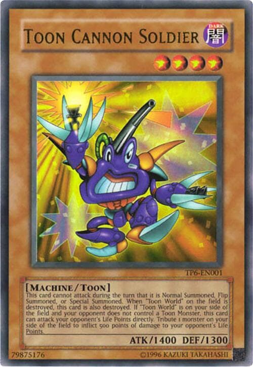 Toon Cannon Soldier — Tournament Pack 6 card