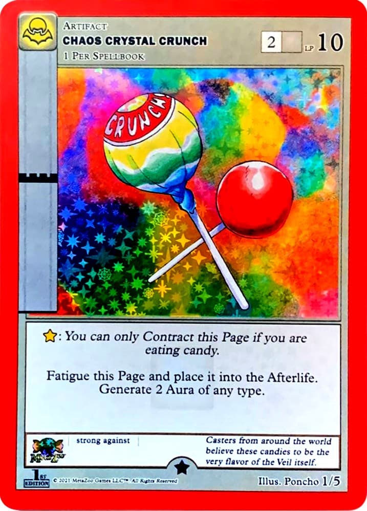 Chaos Crystal Crunch (First Edition) — Holiday Promos card