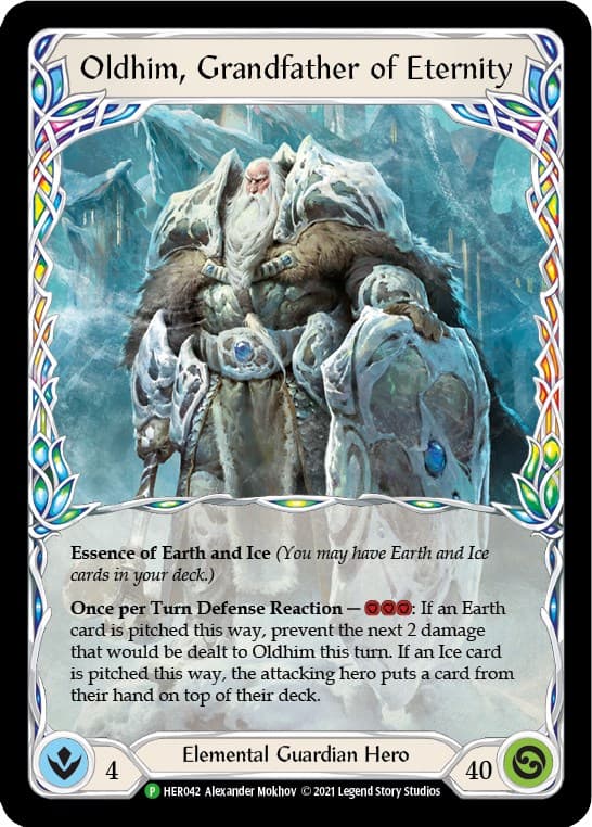 Oldhim, Grandfather of Eternity - HER042 — Flesh and Blood: Promo Cards card
