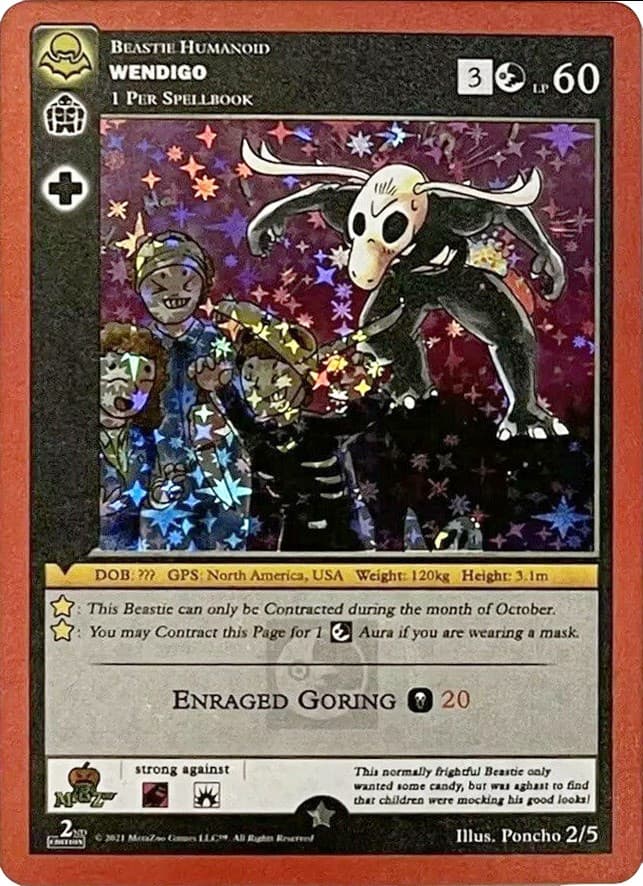 Wendigo (Second Edition) — Holiday Promos card