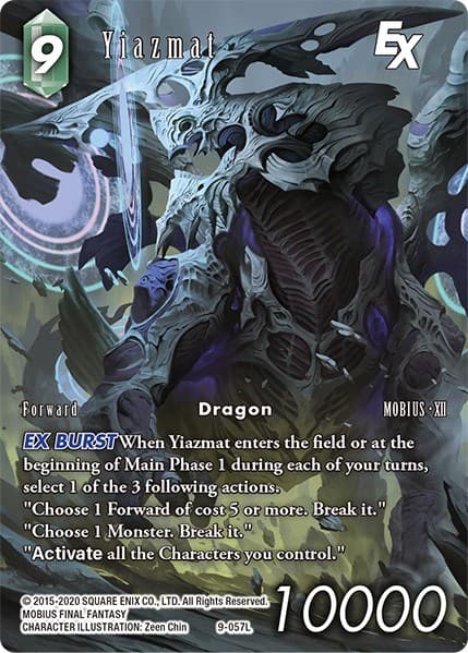 Yiazmat EX (Full Art Reprint) — Crystal Dominion card