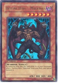 Destiny HERO - Malicious — Duelist Pack 5: Aster Phoenix card