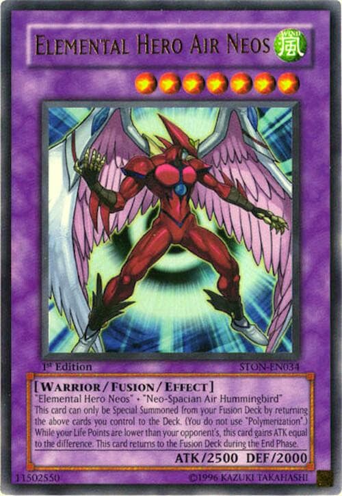 Elemental Hero Air Neos — Strike of Neos card