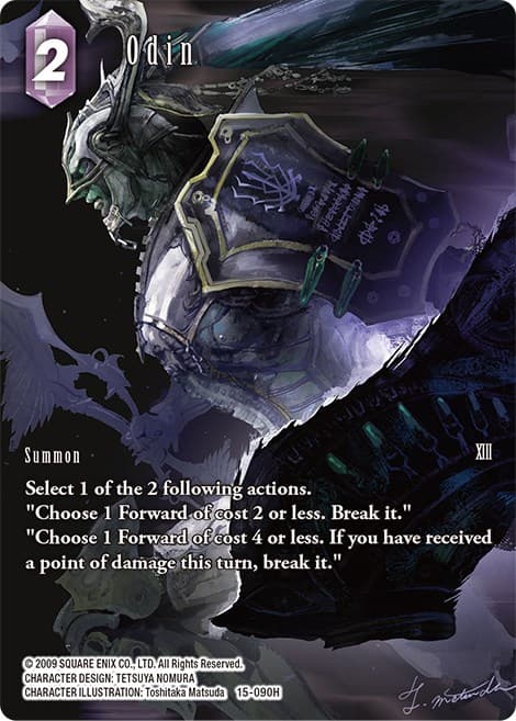 Odin (Full Art) — Crystal Dominion card