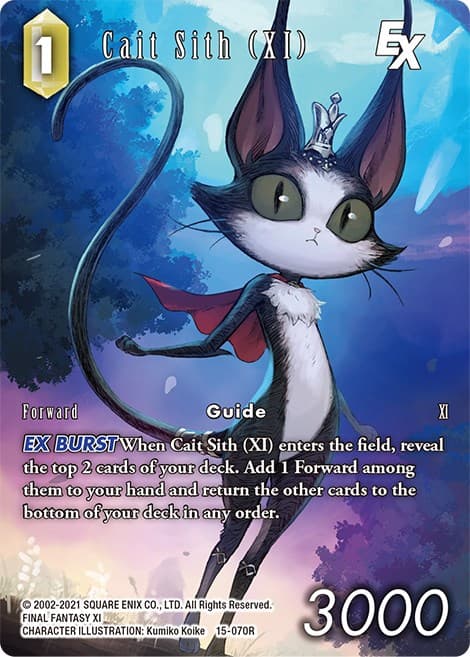 Cait Sith (XI) EX (Full Art) — Crystal Dominion card