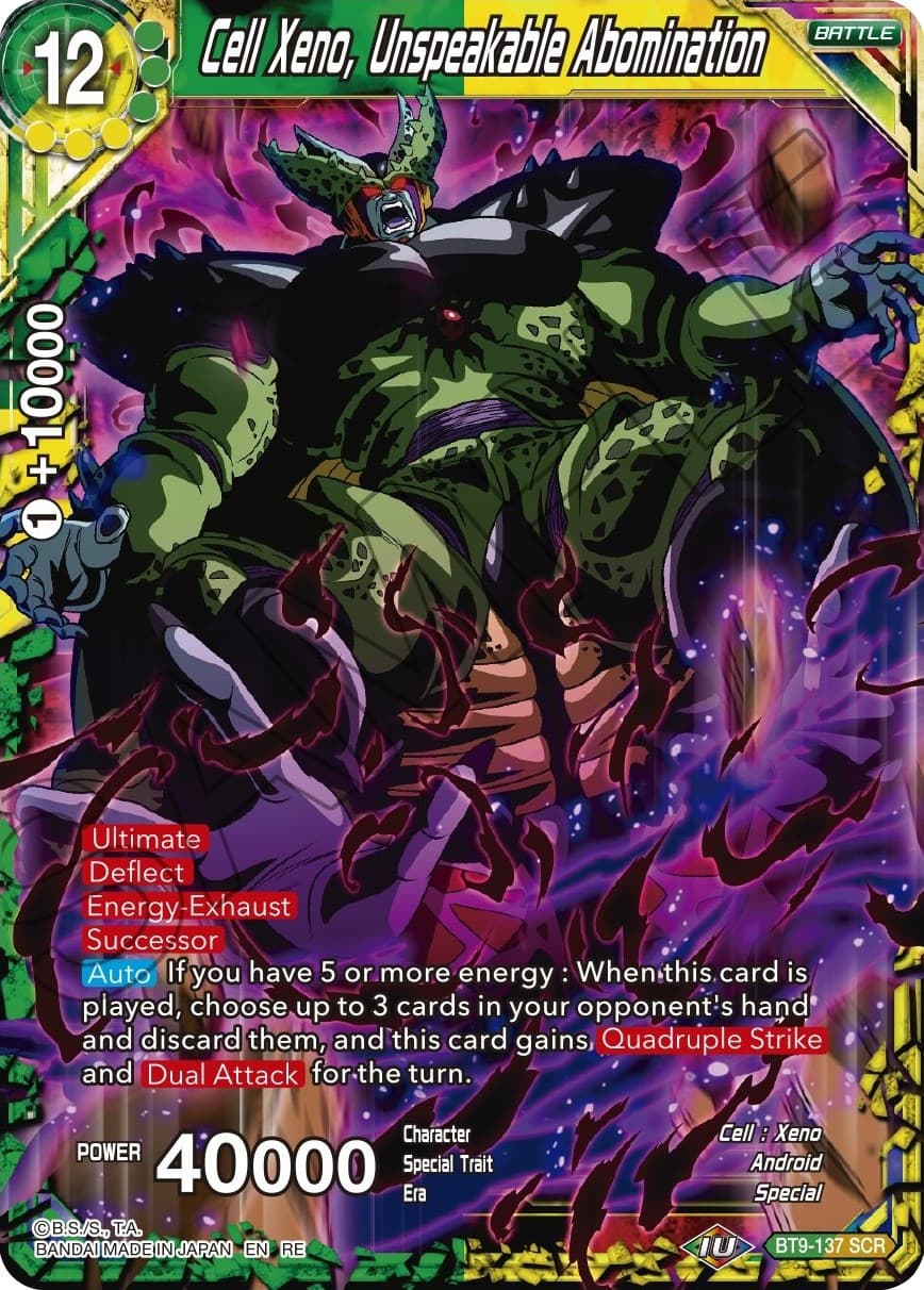 Cell Xeno, Unspeakable Abomination — Mythic Booster card