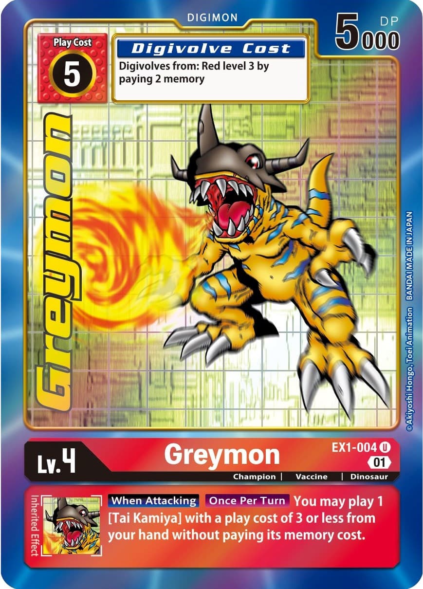 Greymon (Alternate Art) — Classic Collection card