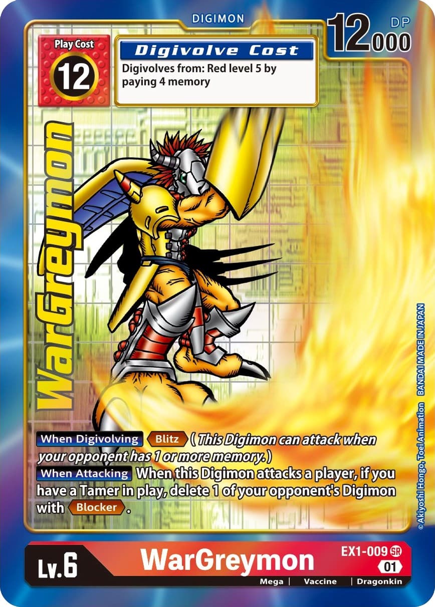 WarGreymon (Alternate Art) — Classic Collection card