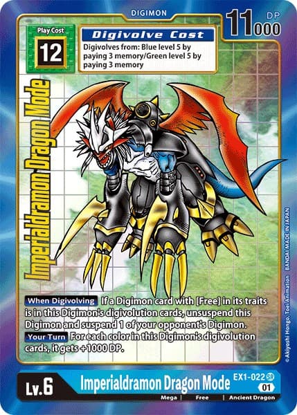 Imperialdramon Dragon Mode (Alternate Art) — Classic Collection card