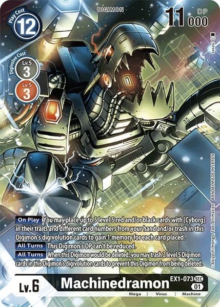 Machinedramon (Alternate Art) — Classic Collection card