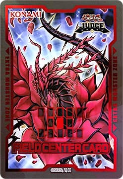 Official Judge Field Center Token: Black Rose Dragon — Judge Promotional Cards card